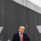 President Donald Trump speaks after touring a section of the border wall in Alamo, Texas on Jan. 12.